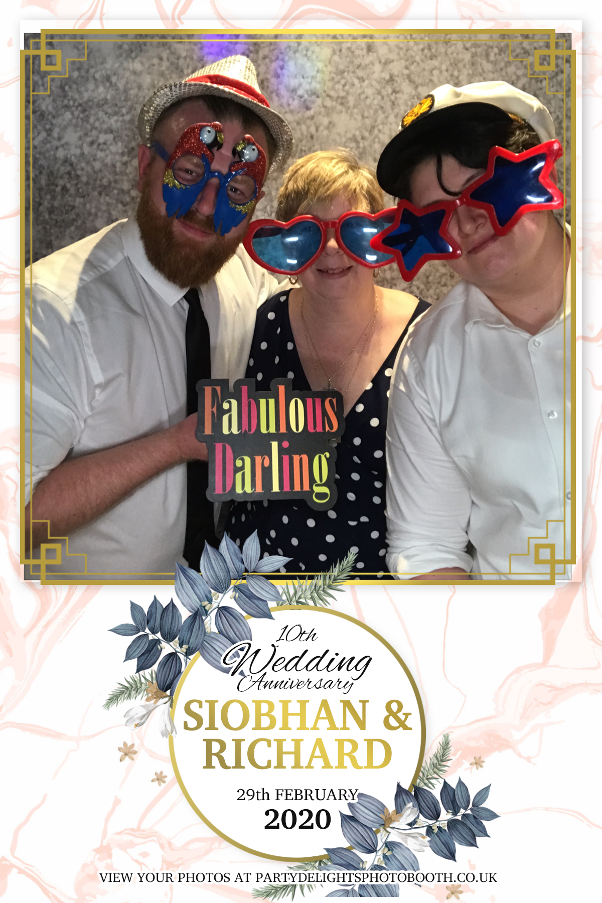 Siobhan and Richards Vow renewal  | View more photos from the event at gallery.partydelightsphotobooth.co.uk/u/PartyDelightsPhotoBooth/Siobhan-and-Richards-Vow-renewal